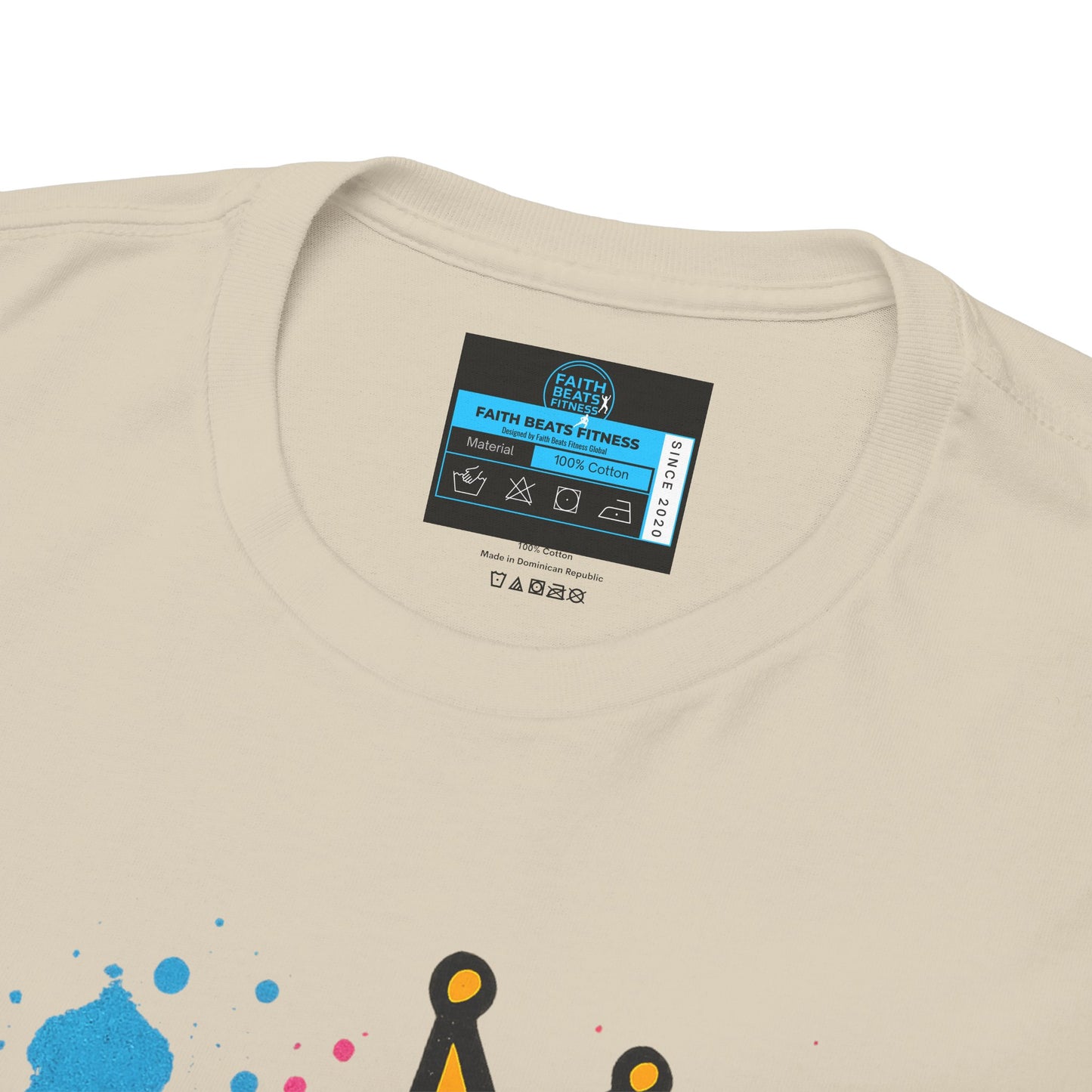 Chosen Generation Unisex Heavy Cotton Tee - Faith Beats Fitness Graphic T-Shirt