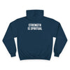 FBF Champion Hoodie - Strength is Spiritual | Comfort & Style for Every Occasion