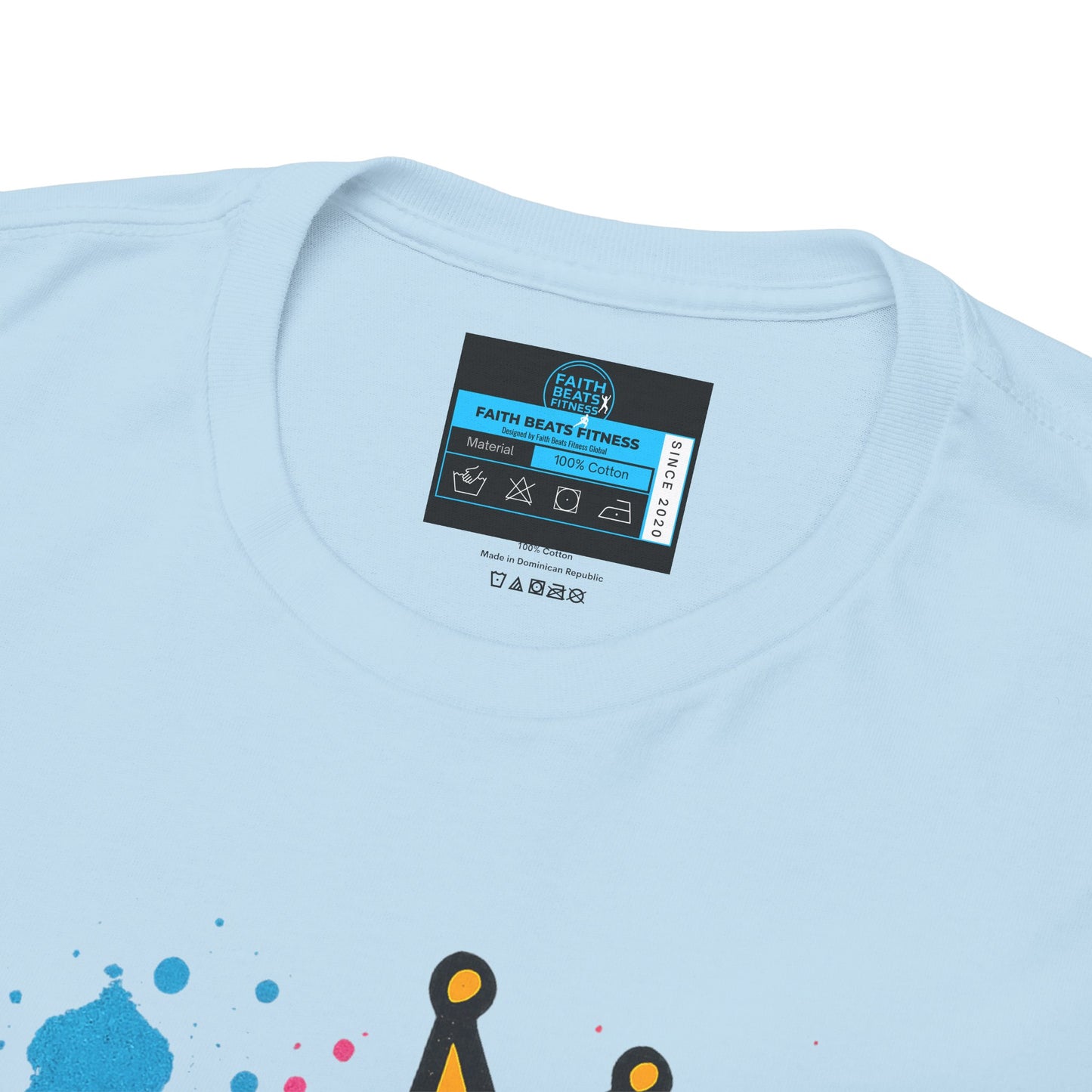 Chosen Generation Unisex Heavy Cotton Tee - Faith Beats Fitness Graphic T-Shirt