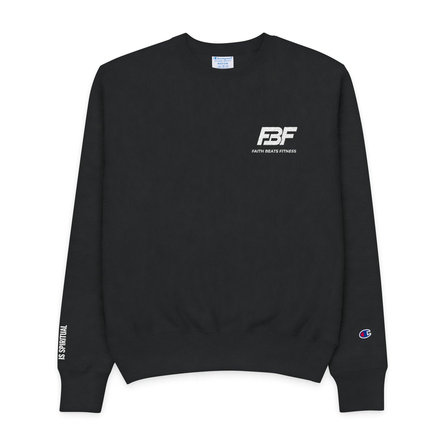 Men's Champion Graphic Crewneck Sweatshirt - Cozy & Stylish Black Sweatshirt for Every Occasion