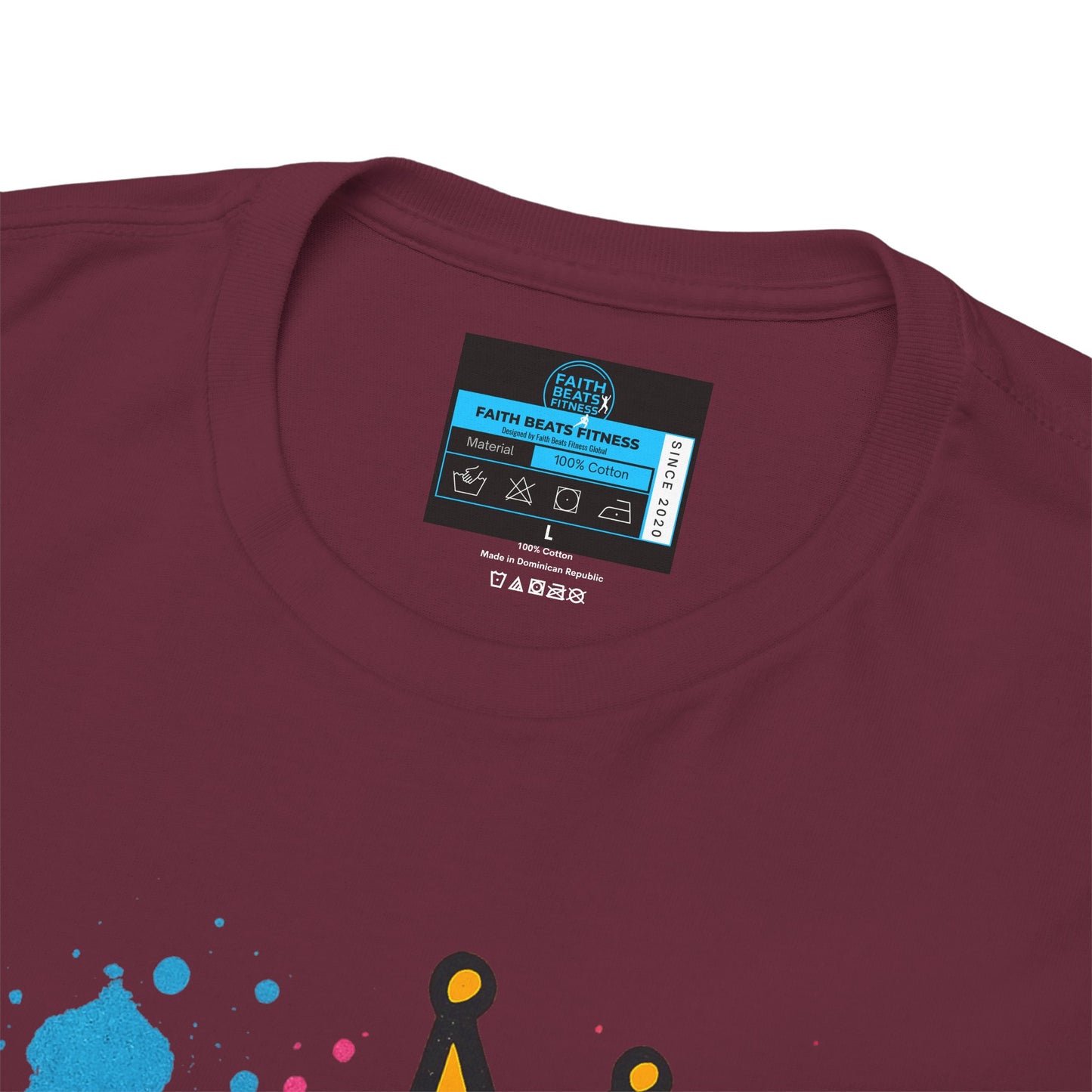 Chosen Generation Unisex Heavy Cotton Tee - Faith Beats Fitness Graphic T-Shirt