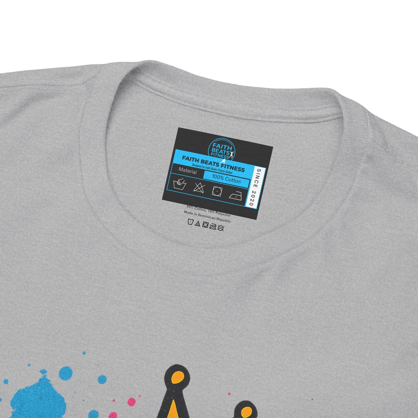 Chosen Generation Unisex Heavy Cotton Tee - Faith Beats Fitness Graphic T-Shirt